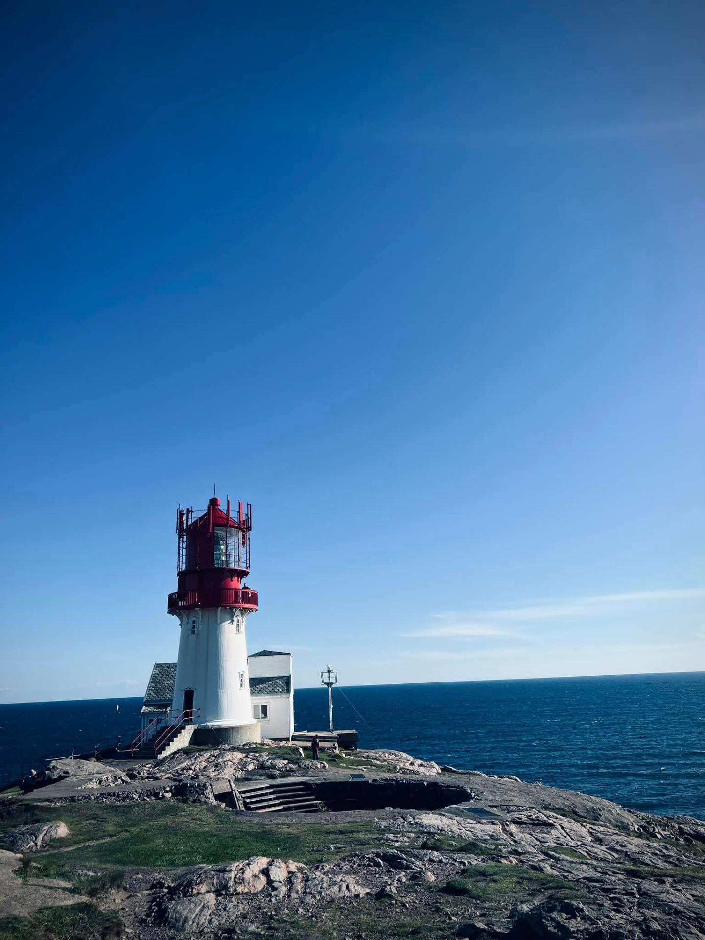 Leuchtturm an der norwegischen Küste